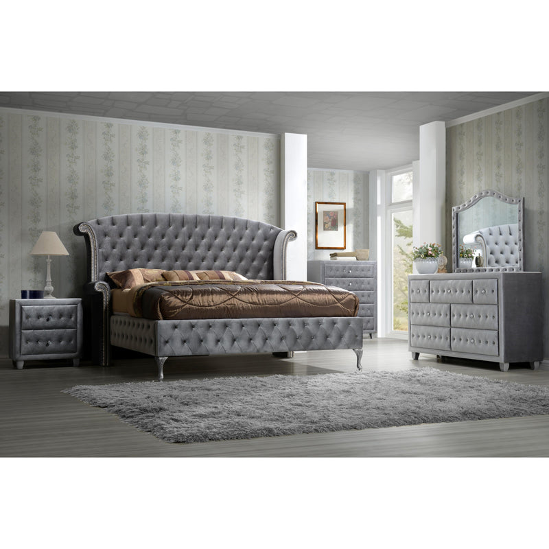 New Era Innovations Sofia 2-Drawer Nightstand Sofia B2019 Nightstand - Grey IMAGE 2