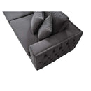 Nova Wholesale Furniture Liv Fabric 3 pc Sectional Liv-Charcoal IMAGE 5