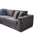 Nova Wholesale Furniture Liv Fabric 3 pc Sectional Liv-Charcoal IMAGE 6