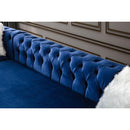 Nova Wholesale Furniture Lydia Fabric 3 pc Sectional LYDIA-NAVY IMAGE 5