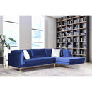 Nova Wholesale Furniture Naila Fabric 2 pc Sectional NAILA-BLUE-RAF IMAGE 4