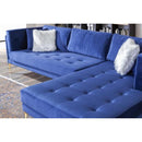 Nova Wholesale Furniture Naila Fabric 2 pc Sectional NAILA-BLUE-RAF IMAGE 5
