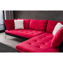 Nova Wholesale Furniture Nessa Fabric 2 pc Sectional NESSA-RED IMAGE 5