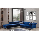 Nova Wholesale Furniture Lexi Fabric 2 pc Sectional LEXI-NAVY IMAGE 3
