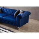 Nova Wholesale Furniture Lexi Fabric 2 pc Sectional LEXI-NAVY IMAGE 5