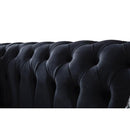 Nova Wholesale Furniture Luxen Fabric 3 pc Sectional LUXEN-BLACK IMAGE 5