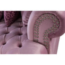 Nova Wholesale Furniture Lara Fabric 2 pc Sectional LARA-PINK IMAGE 4