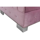 Nova Wholesale Furniture Lara Fabric 2 pc Sectional LARA-PINK IMAGE 6