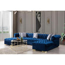 Nova Wholesale Furniture Lauren Fabric 3 pc Sectional LAUREN-BLUE IMAGE 5
