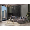 Nova Wholesale Furniture Audrey Fabric 2 pc Sectional AUDREY-GRAY IMAGE 3
