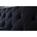 Nova Wholesale Furniture Lucca Fabric 3 pc Sectional LUCCA-BLACK IMAGE 6