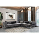 Nova Wholesale Furniture Lucca Fabric 3 pc Sectional LUCCA-GRAY IMAGE 4