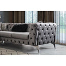 Nova Wholesale Furniture Lucca Fabric 3 pc Sectional LUCCA-GRAY IMAGE 7