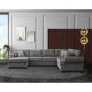Nova Wholesale Furniture Millwood Fabric 3 pc Sectional Millwood-LAF IMAGE 1