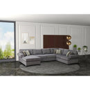 Nova Wholesale Furniture Millwood Fabric 3 pc Sectional Millwood-LAF IMAGE 2