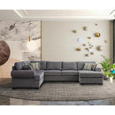 Nova Wholesale Furniture Millwood Fabric 3 pc Sectional Millwood-RAF IMAGE 1