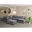 Nova Wholesale Furniture Millwood Fabric 3 pc Sectional Millwood-RAF IMAGE 4