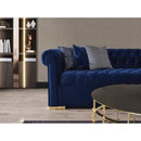 Nova Wholesale Furniture Audrey Fabric 2 pc Sectional AUDREY-BLUE IMAGE 5