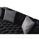 Nova Wholesale Furniture Audrey Fabric 2 pc Sectional AUDREY-BLACK IMAGE 3