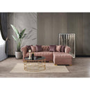 Nova Wholesale Furniture Audrey Fabric 2 pc Sectional AUDREY-PINK IMAGE 2