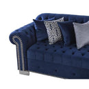 Nova Wholesale Furniture Lara Fabric 2 pc Sectional LARA BLUE IMAGE 3