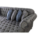 Nova Wholesale Furniture Lara Fabric 2 pc Sectional LARA GRAY IMAGE 6