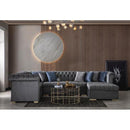 Nova Wholesale Furniture Luxen Fabric 3 pc Sectional LUXEN-GRAY IMAGE 1