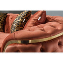 Nova Wholesale Furniture Lupino Stationary Fabric Loveseat Lupino Loveseat - Orange IMAGE 2