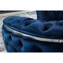 Nova Wholesale Furniture Lupino Stationary Fabric Sofa Lupino Sofa - Blue IMAGE 5