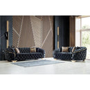 Nova Wholesale Furniture Lupino Stationary Fabric Sofa Lupino Sofa - Black IMAGE 11