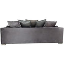 Nova Wholesale Furniture Clara Stationary Fabric Sofa Clara CLARA GRAY Sofa - Grey IMAGE 2