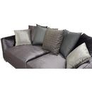 Nova Wholesale Furniture Clara Stationary Fabric Sofa Clara CLARA GRAY Sofa - Grey IMAGE 3
