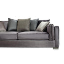 Nova Wholesale Furniture Clara Stationary Fabric Sofa Clara CLARA GRAY Sofa - Grey IMAGE 6
