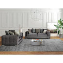 Nova Wholesale Furniture Clara Stationary Fabric Sofa Clara CLARA GRAY Sofa - Grey IMAGE 8