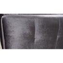 Nova Wholesale Furniture Lisbet Stationary Fabric Loveseat Clara CLARA GRAY Loveseat - Grey IMAGE 5