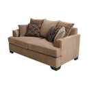 Nova Wholesale Furniture Smithfield Stationary Fabric Loveseat Smithfield SMITHFIED MOCHA Loveseat - Mocha IMAGE 2