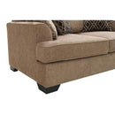 Nova Wholesale Furniture Smithfield Stationary Fabric Loveseat Smithfield SMITHFIED MOCHA Loveseat - Mocha IMAGE 3