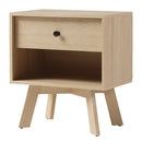 20" 1-Drawer Nightstand – Coastal Oak – CLEARANCE $29