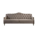 Nova Wholesale Furniture Lotus Stationary Fabric Sofa Lotus LOTUS MOCHA NAILHEAD Sofa - Mocha IMAGE 1