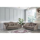 Nova Wholesale Furniture Lotus Stationary Fabric Sofa Lotus LOTUS MOCHA NAILHEAD Sofa - Mocha IMAGE 6