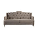 Nova Wholesale Furniture Lotus Stationary Fabric Loveseat Lotus LOTUS MOCHA NAILHEAD Loveseat - Mocha IMAGE 1