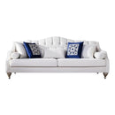 Nova Wholesale Furniture Lotus Stationary Fabric Sofa Lotus LOTUS Sofa - Ivory IMAGE 2