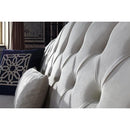 Nova Wholesale Furniture Lotus Stationary Fabric Sofa Lotus LOTUS Sofa - Ivory IMAGE 4