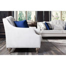 Nova Wholesale Furniture Lotus Stationary Fabric Sofa Lotus LOTUS Sofa - Ivory IMAGE 5