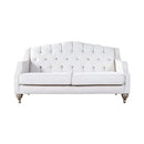 Nova Wholesale Furniture Lotus Stationary Fabric Loveseat Lotus LOTUS Loveseat - Ivory IMAGE 1
