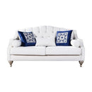 Nova Wholesale Furniture Lotus Stationary Fabric Loveseat Lotus LOTUS Loveseat - Ivory IMAGE 2