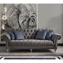 Nova Wholesale Furniture Juliette Stationary Fabric Sofa Juliette Sofa - Grey IMAGE 2