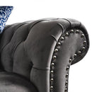 Nova Wholesale Furniture Juliette Stationary Fabric Sofa Juliette Sofa - Grey IMAGE 5