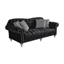 Nova Wholesale Furniture Juliette Stationary Fabric Sofa Juliette Sofa - Black IMAGE 1
