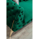 Nova Wholesale Furniture Iris Stationary Fabric Sofa Iris IRIS-GREEN Sofa - Green IMAGE 5